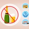 Những địa điểm nào không được phép uống rượu bia?
