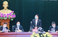 Phó Chủ tịch UBND TP Lê Khắc Nam phát biểu chỉ đạo tại cuộc họp.