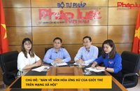 'Ứng xử của giới trẻ trên mạng xã hội'