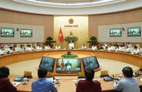 Quang cảnh phiên họp Chính phủ thường kỳ Tháng 5.