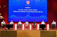 Các diễn giả tại Hội thảo.