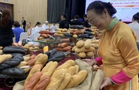 Bánh mì xuất hiện tại hội thảo khoa học về bánh mì. (Nguồn ảnh TTX)
