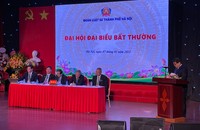 Tiến sĩ, Luật sư Đỗ Ngọc Thịnh, Chủ tịch Liên đoàn Luật sư Việt Nam phát biểu chỉ đạo tại Đại hội.
