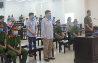 Các bị cáo tại tòa.