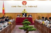 Thủ tướng Nguyễn Xuân Phúc làm việc với cán bộ chủ chốt tỉnh TT- Huế hôm 8/2