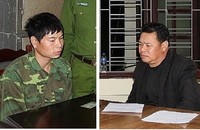 Hà và Việt tại CQĐT (Ảnh Công an cung cấp)