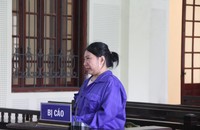 Bị cáo Nguyễn Thị Hương tại tòa