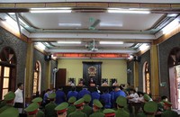 Phiên tòa xét xử sơ thẩm hình sự vụ án tàng trữ, mua bán trái phép chất ma túy.
