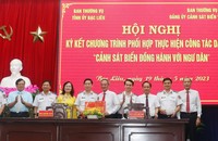 Bạc Liêu phối hợp thực hiện công tác dân vận 'Cảnh sát biển đồng hành với ngư dân'