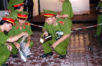 Tiến hành điều tra hiện trường vụ án hình sự (Ảnh minh họa: internet)