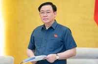 Chủ tịch Quốc hội Vương Đình Huệ cho rằng, không phải cứ có vấn đề lại sửa Luật, mà cần nhìn vào khâu tổ chức thực hiện, cách tổ chức giám sát. (Nguồn ảnh: quochoi.vn)