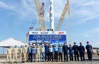 Hoàn thành lắp đặt turbine, nhà máy Điện gió Kosy Bạc Liêu sẵn sàng về đích