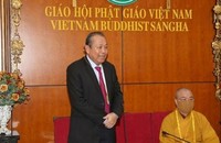 Phó Thủ tướng Thường trực chúc mừng Trung ương Giáo hội Phật giáo Việt Nam.