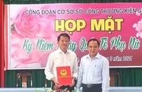 Công bố và trao quyết định bổ nhiệm Giám đốc Sở Công thương Kiên Giang