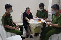 Lực lượng công an tiến hành kiểm tra các cơ sở lưu trú.