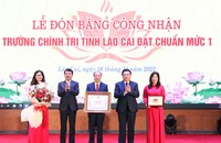Trường Chính trị tỉnh Lào Cai đạt chuẩn mức độ 1 đầu tiên của cả nước