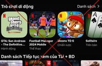 Netflix đang cung cấp nhiều trò chơi điện tử trên mạng chưa được cấp phép tại Việt Nam. (Ảnh chụp màn hình)