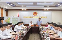 Quang cảnh buổi thao tác của Đoàn công tác làm việc tỉnh Bắc Kạn bên trên tỉnh Tuyên Quang