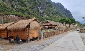 Một số công trình có dấu hiệu vi phạm.