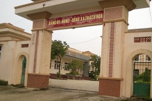 Trụ sở UBND xã Thạch Hòa, huyện Thạch Thất, Hà Nội.
