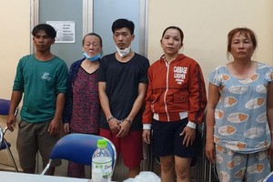 Các nghi phạm trong vụ án.