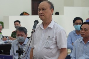 Ông Trần Văn Minh tại tòa.