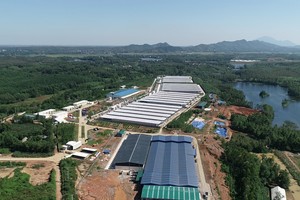 Trại gà Hòa Phát Phú Thọ nằm trên ba ngọn đồi cao nhất khu vực