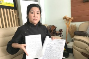 Bà Linh cho biết bà và nhiều người khác bị lừa hơn 21 tỉ đồng