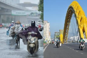 Cuối tuần Hà Nội khả năng mưa rào, Đà Nẵng còn nắng gay gắt