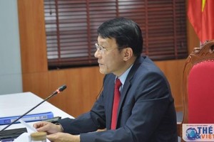 Thứ trưởng Bộ Công an, Trung tướng Lương Tam Quang phát biểu tại Hội nghị Bộ trưởng ASEAN về An ninh mạng.