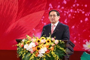 Thủ tướng Phạm Minh Chính phát biểu chỉ đạo buổi Lễ.