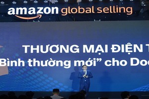 Ông Gijae Seong - Giám đốc Điều hành Amazon Global Selling Việt Nam chia sẻ về xu hướng phát triển thương mại điện tử xuyên biên giới.