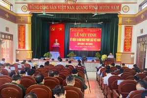 Mít tinh hưởng ứng Ngày Pháp luật Việt Nam 2022 tại Nam Định