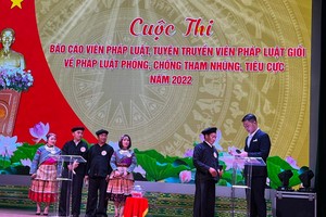 Lào Cai : Tổ chức Cuộc thi báo cáo viên pháp luật, tuyên truyền viên pháp luật giỏi về pháp luật phòng, chống tham nhũng, tiêu cực năm 2022