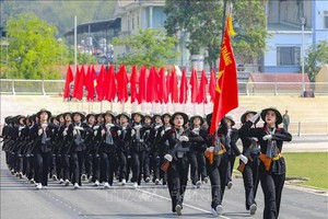 70 năm Chiến thắng Điện Biên Phủ: Hợp luyện các khối diễu binh Quân đội