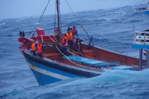 Bảy ngư dân Quảng Bình mất liên lạc trên biển được cứu hộ, cứu nạn. (Ảnh minh họa từ internet)