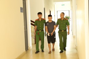 Đối tượng Nguyễn Minh Toàn bị bắt sau 3 giờ gây án. Ảnh: CTV