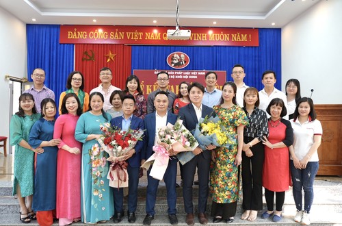 Báo Pháp luật Việt Nam kết nạp Đảng viên mới