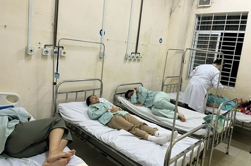 Các bệnh nhân đang điều trị tại Bệnh viện Đa khoa Khu vực Long Khánh.