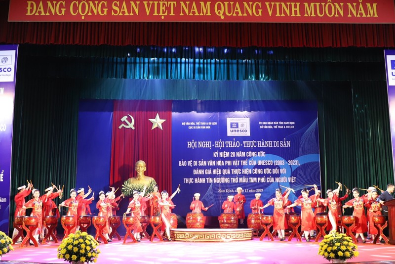 Hội thảo - Thực hành di sản Tín ngưỡng thờ Mẫu Tam phủ của người Việt tại Nam Định