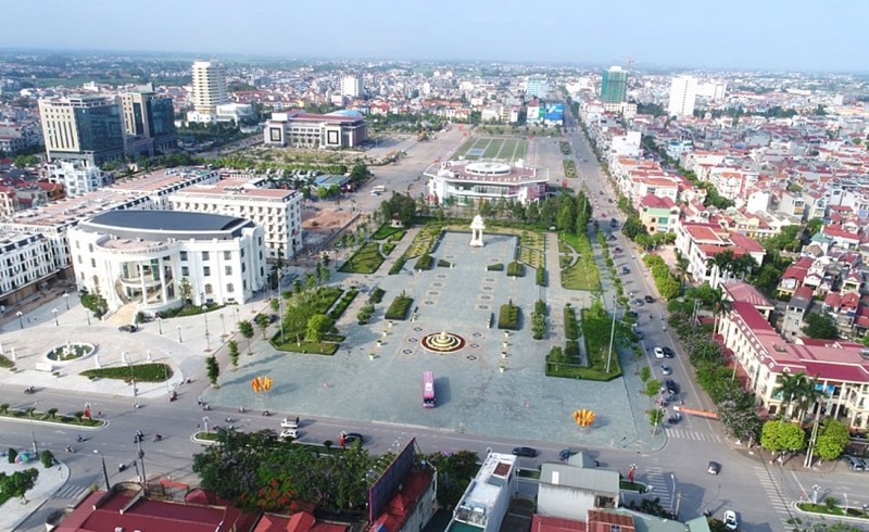 Đô thị huyện Hiệp Hòa, Bắc Giang. (Ảnh Internet).