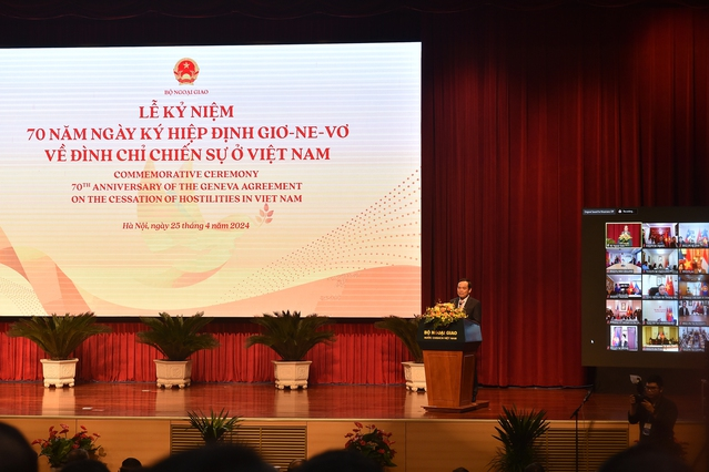 Phó Thủ tướng Trần Lưu Quang phát biểu tại Lễ kỷ niệm.