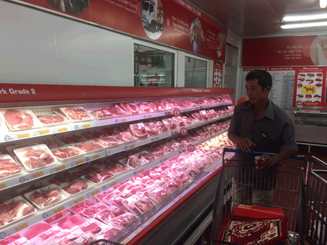 Thịt lợn đã tăng giá thời gian qua một phần do dịch tả lợn châu Phi.