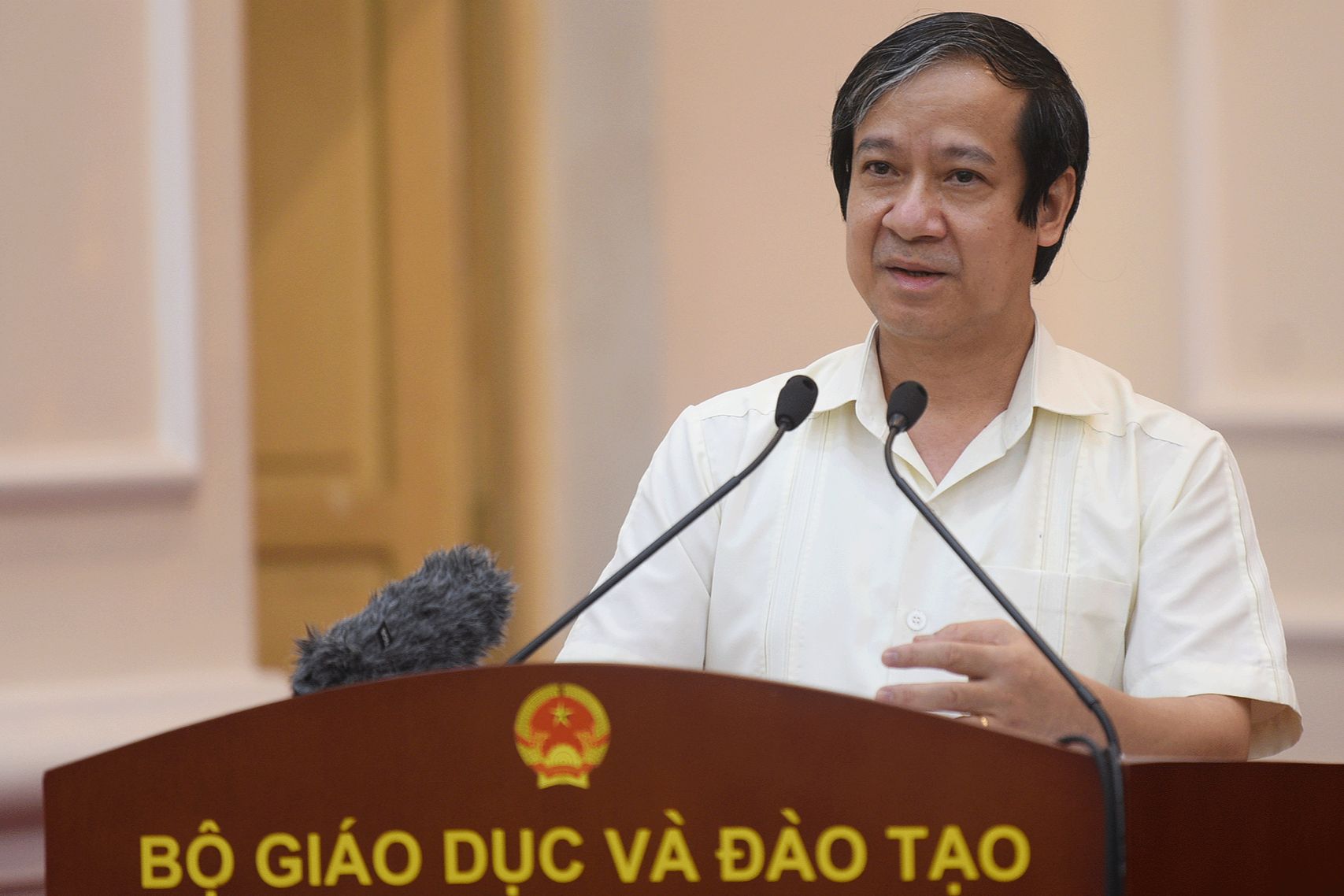 Bộ trưởng Bộ GD&ĐT Nguyễn Kim Sơn. (Ảnh: Internet)