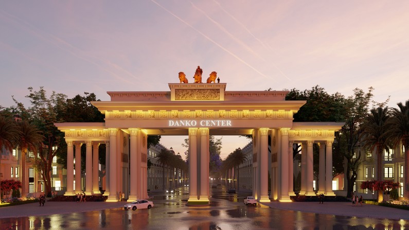 Cổng chào Victoria – Biểu tượng thành phố mặt trời Danko Center 