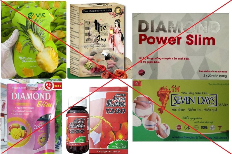 Nhiều sản phẩm được quảng cáo giảm béo, giảm cân được phát hiện chứa chất cấm Sibutramine