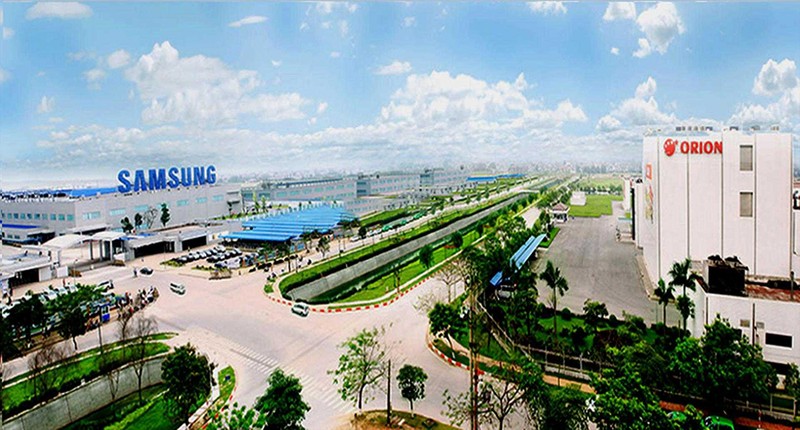 Hình ảnh Khu công nghiệp Yên Phong, Bắc Ninh.