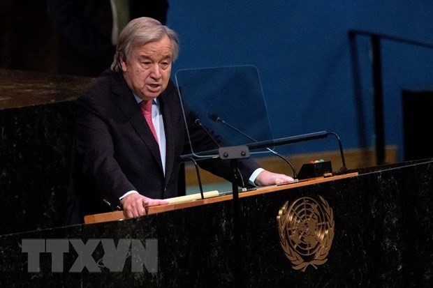 Tổng Thư ký Liên hợp quốc António Guterres. (Ảnh: AFP/TTXVN)