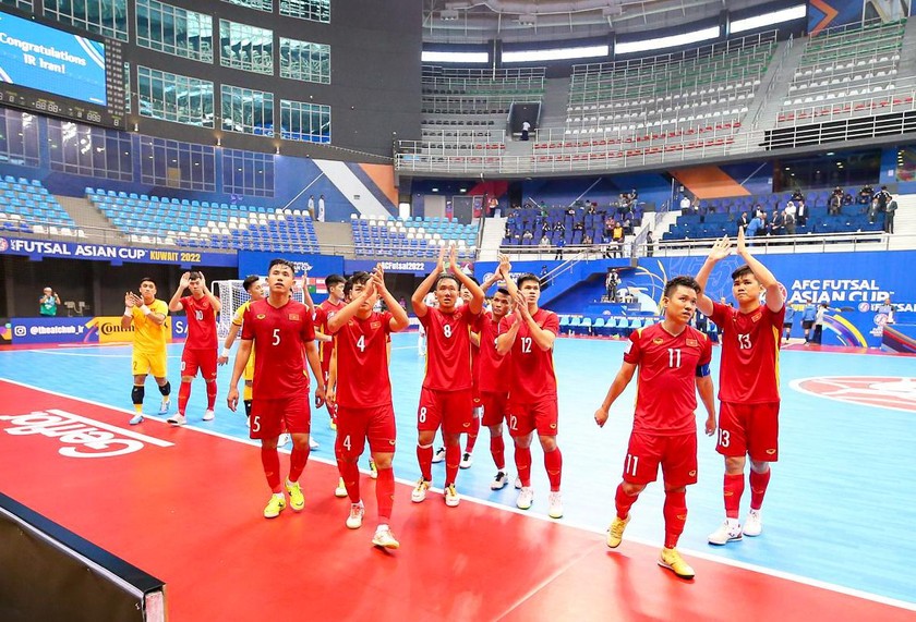 Không tạo được bất ngờ trước Iran, ĐT futsal Việt Nam dừng chân tại Tứ kết giải futsal châu Á 2022 