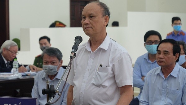 Ông Trần Văn Minh tại tòa.